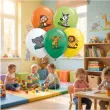 balony safari zwierzeta mix godan 12 5 szt