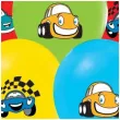 balony samochody z kreskowek mix godan 12 5 szt