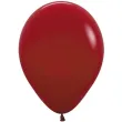 balony sempertex do girland 5 cali 50 szt burgundowe pastelowe imperial red