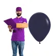 balony sempertex do girland 5 cali 50 szt granatowe pastelowe navy blue