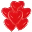 balony serca czerwone partydeco 16 6 szt