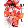 balony serca czerwone partydeco 16 6 szt