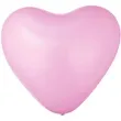 balony serca ekologiczne rozowe partypal 12 6 szt