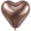 balony serca shiny rozowe zloto gemar 12 25 szt