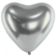 balony serca shiny srebrne gemar 12 25 szt