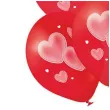 balony serduszka czerwone belbal 12 6 szt