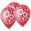 balony serduszka czerwone gemar 12 5 szt