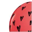 balony serduszka czerwone qualatex 11 25 szt