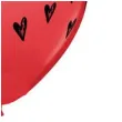 balony serduszka czerwone qualatex 11 25 szt
