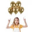 balony shiny zloty chrom gemar 13 5 szt
