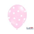 balony slonik z balonami biale kropki rozowy jasny strong balloons 14 6 szt
