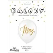 balony slubne maz biale partypal 12 6 szt
