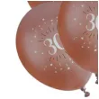 balony sparkling liczba 30 rozowe zloto santex 12 6 szt
