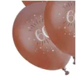 balony sparkling liczba 60 rozowe zloto santex 12 6 szt