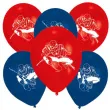 balony spider man pastel mix amscan 9 6 szt