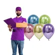 balony sto lat platynowe mix godan 12 5 szt
