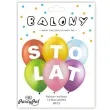 balony sto lat urodziny mix partypal 12 6 szt