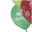 balony swiateczne merry christmas 12 partypal 6 szt