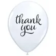 balony thank you biale qualatex 11 25 szt