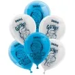 balony the smurfs papa smerf i smerfetka bialo niebieski party factory 9