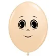 balony twarz meska cielisty qualatex 12 50 szt