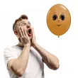 balony twarz meska jasnobrazowy qualatex 6 50 szt