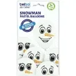balony twarze balwana pastel biale belbal 12 6 szt
