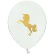 balony unicorn gold biale 11 5 szt