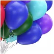 balony urodzinowe kolorowe pastelowe zestaw paczka 100 szt na hel i powietrze 10 cali
