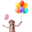 balony urodzinowe kolorowe pastelowe zestaw paczka 100 szt na hel i powietrze 10 cali