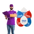 balony usa stany zjednoczone mix boland 10 6 szt