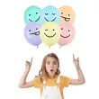 balony usmiechniete buzki pastel mix partydeco 12 6 szt