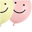 balony usmiechniete buzki pastel mix partydeco 12 6 szt