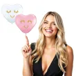 balony usmiechniete serduszka mix qualatex 11 25 szt