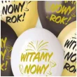 balony witamy nowy rok zloty mix gemar 13 5 szt