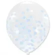 balony z konfetti classic blekitne dekoracjepolska 12 5 szt