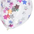 balony z konfetti classic gwiazdy mix folat 12 4 szt
