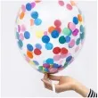 balony z konfetti classic mix partydeco 12 6 szt