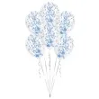 balony z konfetti classic niebieskie amscan 11 6 szt