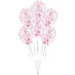 balony z konfetti classic rozowe amscan 11 6 szt