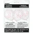 balony z konfetti classic rozowe unique 12 6 szt