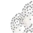 balony z konfetti classic srebrne amscan 11 6 szt