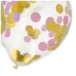 balony z konfetti classic zloto rozowe folat 12 4 szt