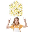 balony z konfetti gwiazdki zlote partydeco 11 6 szt