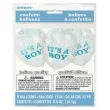 balony z konfetti its a boy niebieskie unique 12 6 szt