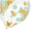 balony z konfetti lateks zloto mietowe folat 12 4 szt