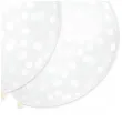 balony z konfetti transparentne bialy partypal 12 5 szt