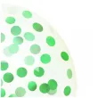 balony z konfetti transparentne zielony partypal 12 100 szt