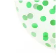 balony z konfetti transparentne zielony partypal 12 100 szt