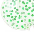 balony z konfetti transparentne zielony partypal 12 5 szt